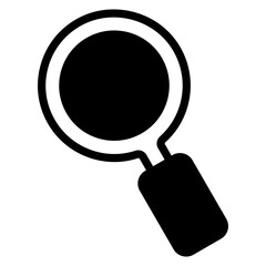 Poster - magnifying glass icon