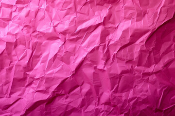 Wall Mural - Hot pink paper background with old vintage texture and grunge in wrinkled creased paper illustration


