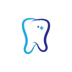 Canvas Print - tooth logo icon