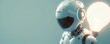 © Nisit - charming mini robot theme top view highlighting innovative lightbulb futuristic