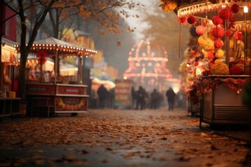 Wall Mural - Autumn fairs - Generative AI