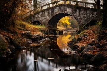 Canvas Print - Old bridges - Generative AI