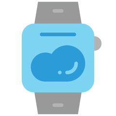 Wall Mural - smart watch flat icon