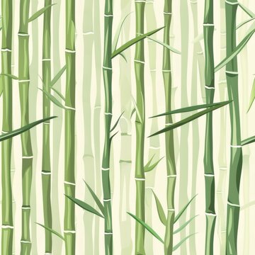seamless pattern of bamboo stalks
