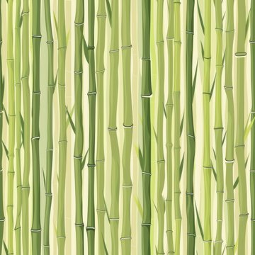 seamless pattern of bamboo stalks