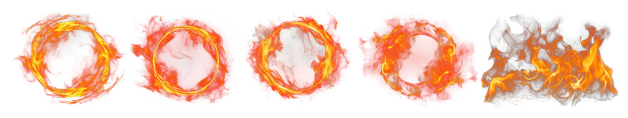 Poster - Fire effect set