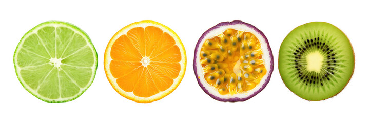 Wall Mural - Diverse fruit set