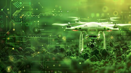 Poster - Smart Precision Farming with Autonomous Drones and Sensors Monitoring Sustainable Crop Production
