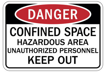 Wall Mural - Unauthorized person keep out sign