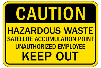 Wall Mural - Unauthorized person keep out sign