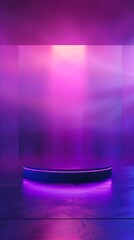 Wall Mural - Luminous Purple Gradient Backdrop for Luxury Product Showcase