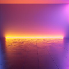 Aufkleber - neon gradient backdrop for luxury product display