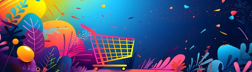 Poster - Vibrant Digital Coupon and Discount Graphics for Captivating Online Store Promotions