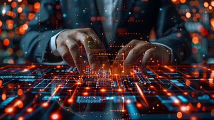 Poster - Digital Twin Technology Driving Business Transformation through Virtual Process Representation and Intelligent Networking