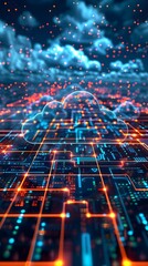 Poster - cloud based enterprise resource planning system with real time data access and digital communication