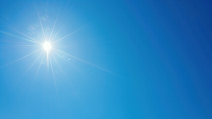 sunny clear blue sky
