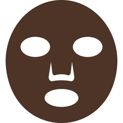 Wall Mural - Chocolate Face Mask Illustration
