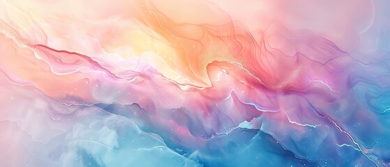 Canvas Print - Ethereal graphic background