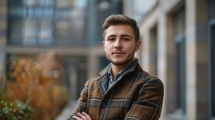 Wall Mural - Business portrait of a young man 