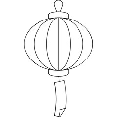 Sticker - Lampion Lantern Icon