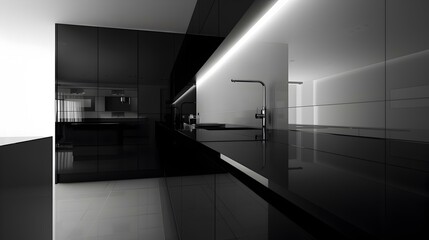 Sticker - kitchen minimalist design 