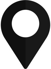Wall Mural - Pin locator icon vector design isolated on white background.