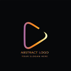 Abstract logo flat background design