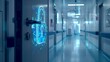 © Sunshine - Secure Medical Data: Glowing Padlock in High-Tech Healthcare Environment Ensuring Cybersecurity Measures