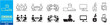© yukipon00 - Co-working space icons set. Included icons as coworking, coworker, workers, meeting, workplace, workspace, share, sharing, cost savings, team work and home office. Editable stroke liner icon collectio