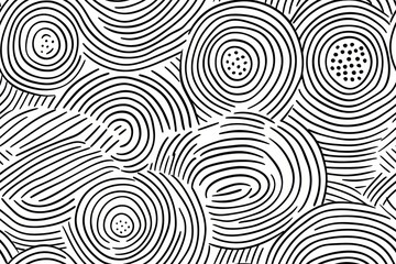 Poster - Circle pattern backgrounds line.