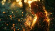 © PUKPIK - Enchanted Marketing Concept: Inflamed Fairy Woodland Sparking Imagination and Wonder