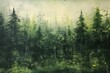© Rawpixel.com - Forest background painting backgrounds landscape.