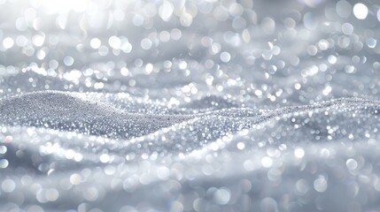 Aufkleber - Abstract Christmas background with sparkling silver texture