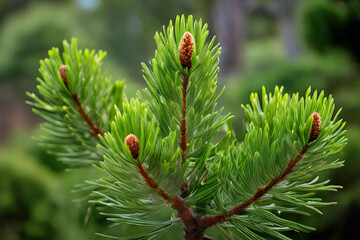 Sticker - close up of pine needles