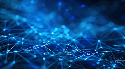 Fototapete - Technology Network Background.