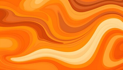 orange retro groovy background