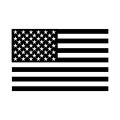 Black and white American flag - USA Flag - US Flag Cut File - American Flag- 4th of July Stencil - Distressed American Flag US Vetarans