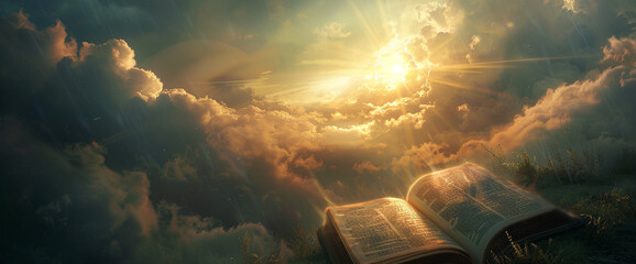 The Holy Bible concept illustration