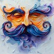 © Bipul Kumar - vibrant abstract face portrait