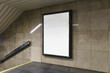 © Print - Street Outdoor Poster Advertising Mockup Template Subway Metro