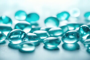 Wall Mural - close up of pills