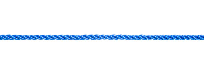 blue rope isolated on white background
