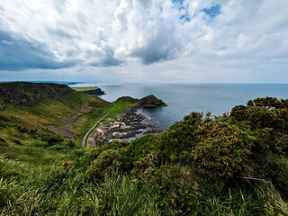 view of the coast off the island of Ireland