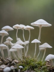 Wall Mural - mushroom in the forest