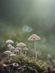 Wall Mural - mushroom in the forest