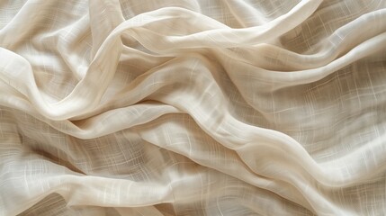 Wall Mural - A beige fabric texture background.