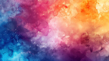 Wall Mural - vibrant watercolor gradient background for dynamic designs
