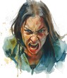 © Adobe Contributor - Close Up Portrait of a Woman with Angry Expression
