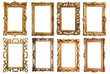 © Rawpixel.com - vintage gold picture frame set