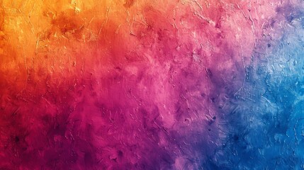 Poster - Vibrant abstract gradient background with a blend of warm and cool colors, perfect for design projects, web art, and creative inspiration.